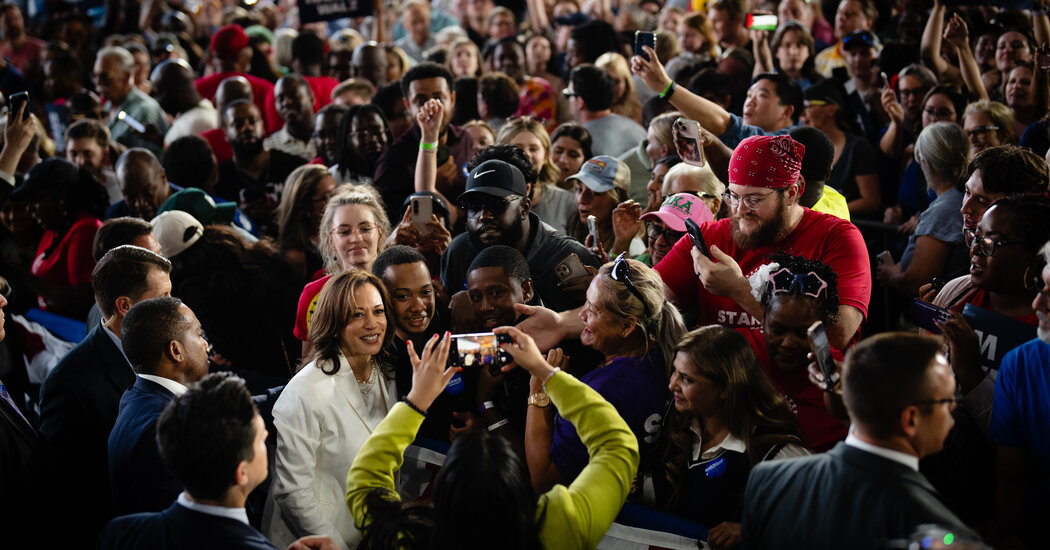 Black Men Rally for Kamala Harris, and Confront an Elephant in the ...